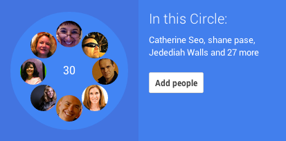 Media psychologist circle on Google+