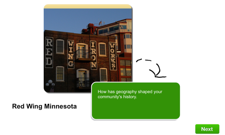 Exploring Red Wing Minnesota with the Field Day PBL app