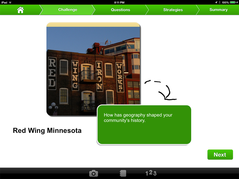 Exploring Red Wing Minnesota with the Field Day PBL app